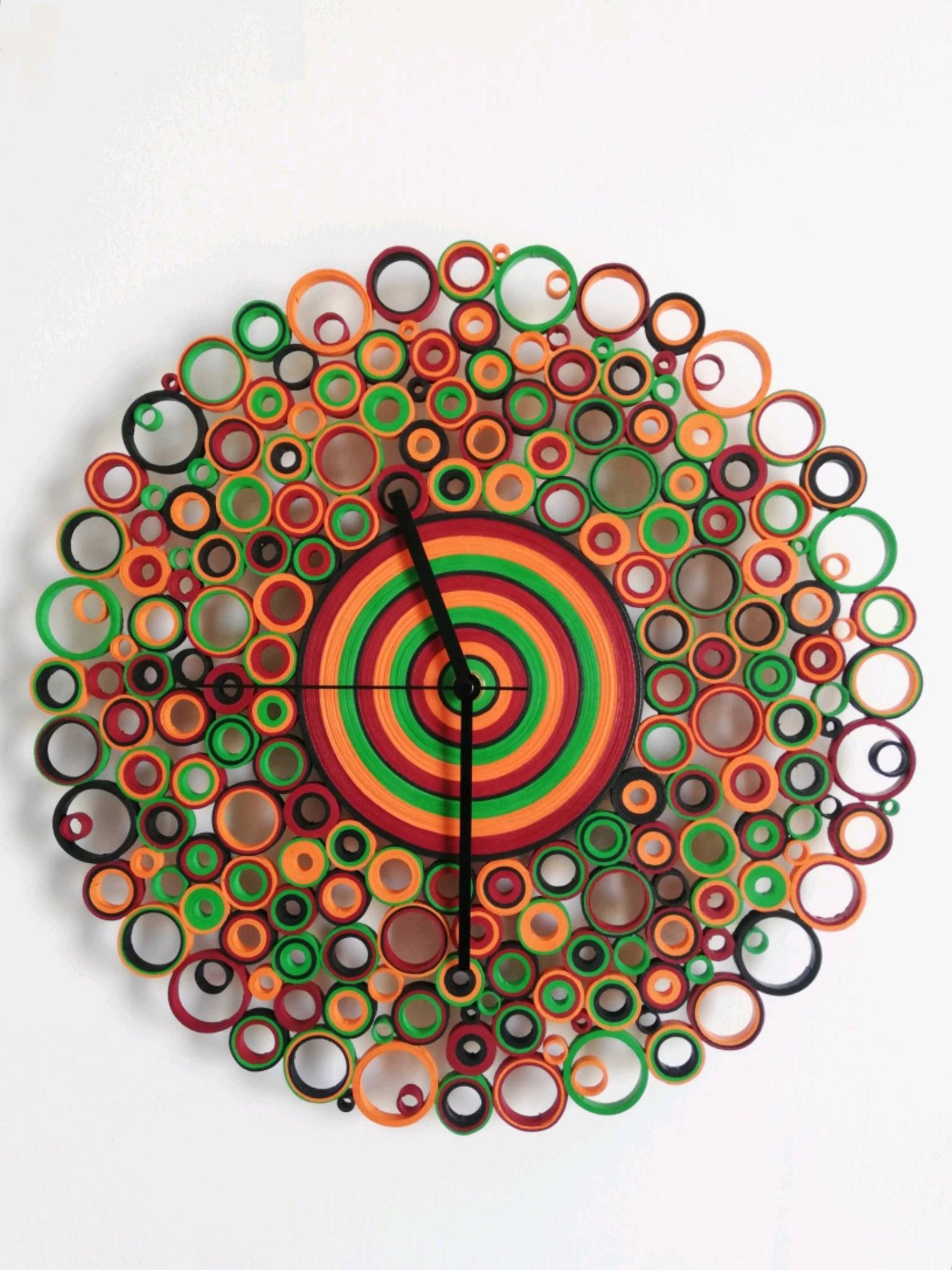 Large Wall Clock Paper Clock Unique Wall Clock Modern Etsy UK