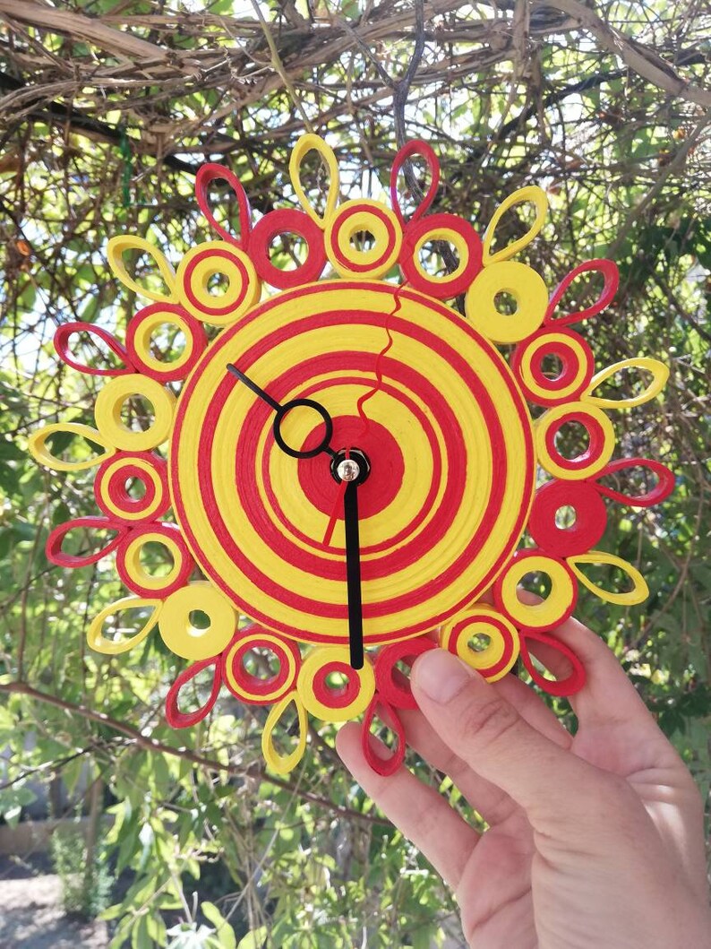 Unique Wall Clocks Small Clocks for Wall Paper Clock Etsy