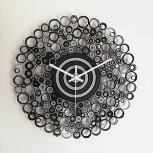 Orologio da parete unico, Orologio di carta, Regalo Anniversario, Orologio moderno, Arredo Casa, Arredo Ufficio, Regalo Inaugurazione Casa