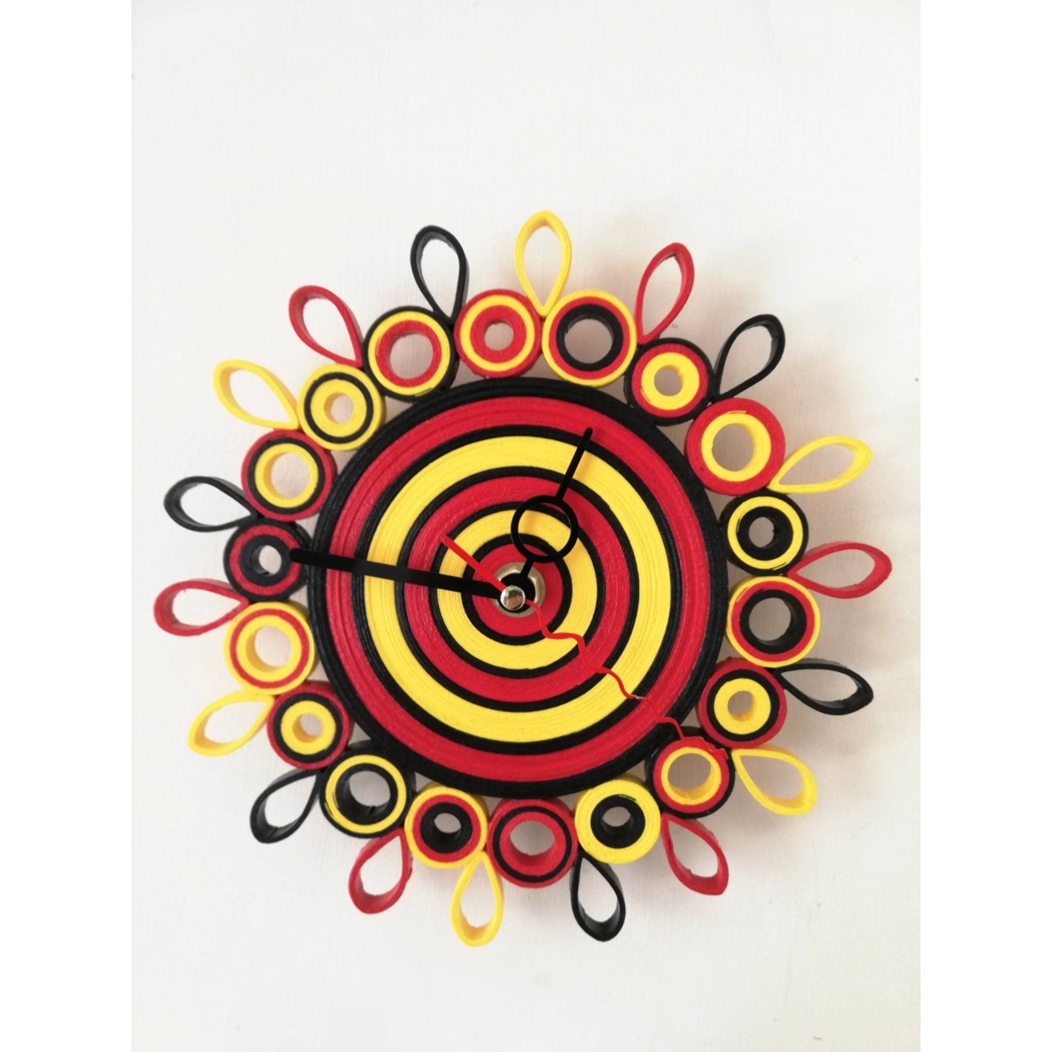 Petite Horloge Murale, en Papier, Anniversaire de Mariage, Cadeau Personnalisé, Maman