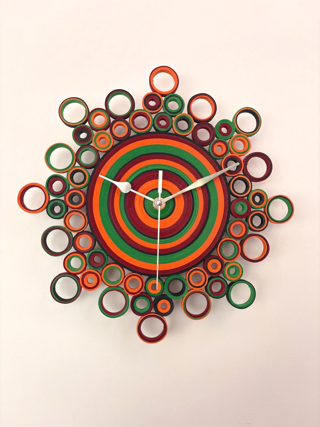 ABSTRACT WALL CLOCK Handmade | Quilling Paper Wall Art | Unique ...