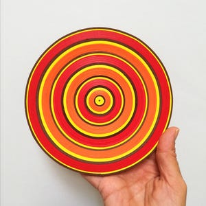 Sottopentola Teiera, Sottopentola per Piatti Caldi, Regalo per Natale, Sottopentola per Caffè, Regalo per la Casa, Sottopentola Arancione
