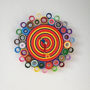Regalo Maestre, Regalo Maestra Asilo, Orologio da Parete, Orologio di Carta, Regali Maestre, Regalo Maestre Asilo, Regalo Personalizzabile