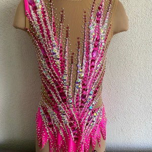 Under the order Rhythmic gymnastics leotard custom made girls