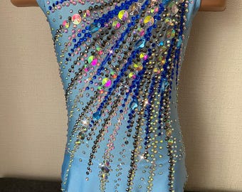 Leotardo de gimnasia rítmica hecho a medida para niñas