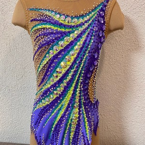 Under the order Rhythmic gymnastics leotard custom made girls