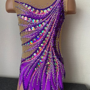 Under the order Rhythmic gymnastics leotard custom made girls