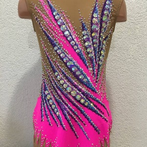 Under the order Rhythmic gymnastics leotard custom made girls