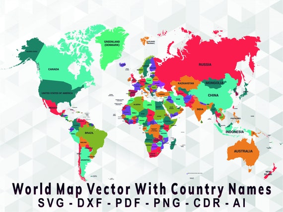 World Map With Countries And Capitals Pdf