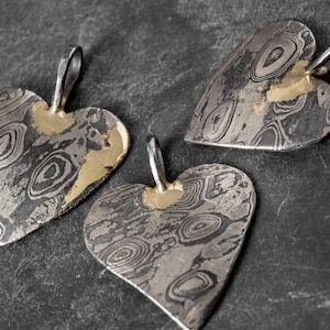 Corda - meteorite and gold handmade pendant
