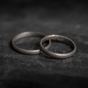 Carina - wedding bands made of meteorite