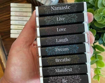 Namaste Decorative Matchboxes - Mantra Matches - Gift Set