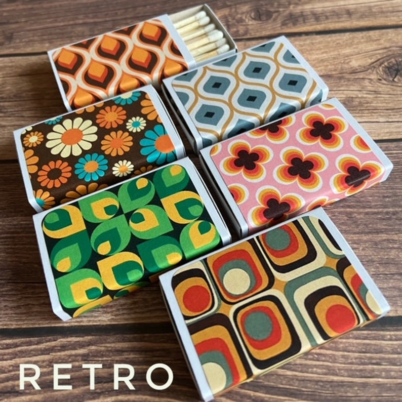 Decorative Matchboxes Gift Set Cute Matches Party Favors Etsy