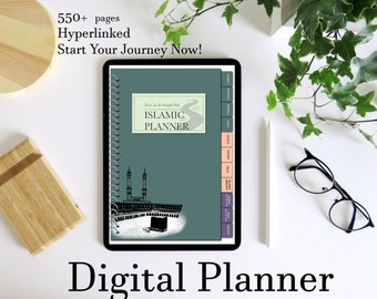 Digital Islamic Memorization Journal l Islamic Ibadah Planner l Goodnotes Muslim Tracker