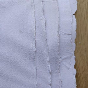 A5 100 % Recyceltem Handgeschöpfte Papier in Hellviolett