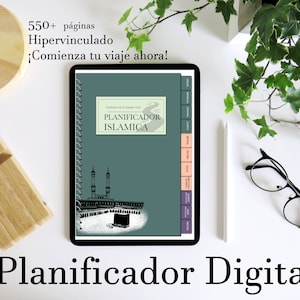 Planificador Digital de Memorización Islámica l Planificador de Ibadah l Goodnotes Muslim Escritura de notas