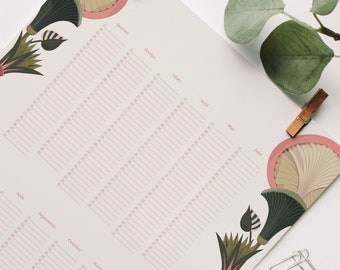 Calendrier Perpetuel Anniversaire Etsy France