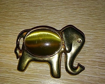 Vintage Elephant Brooch