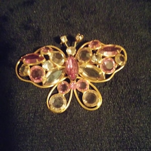 Vintage Butterfly Brooch