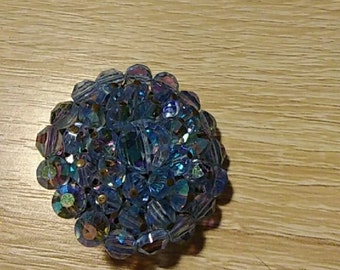 Vintage Beaded Brooch