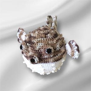 Crochet Puffer Fish Amigurumi: Exotic Stuffed Animal