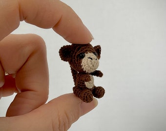 Mono de crochet en miniatura: compañero de bolsillo amigurumi