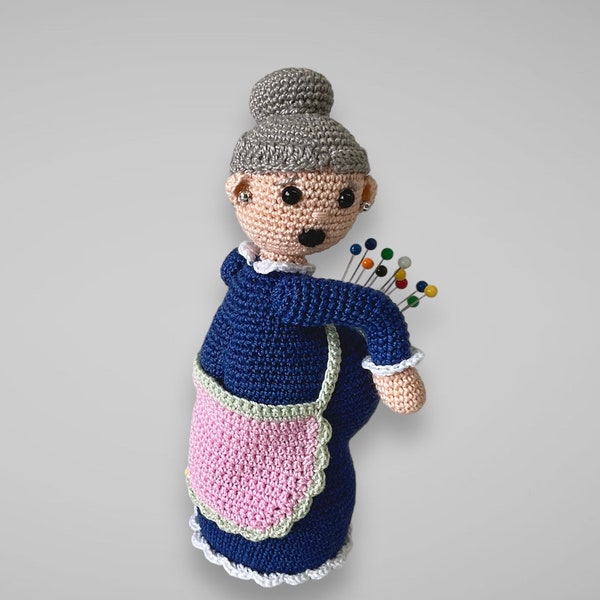 Old Lady Pin Cushion Pattern Etsy
