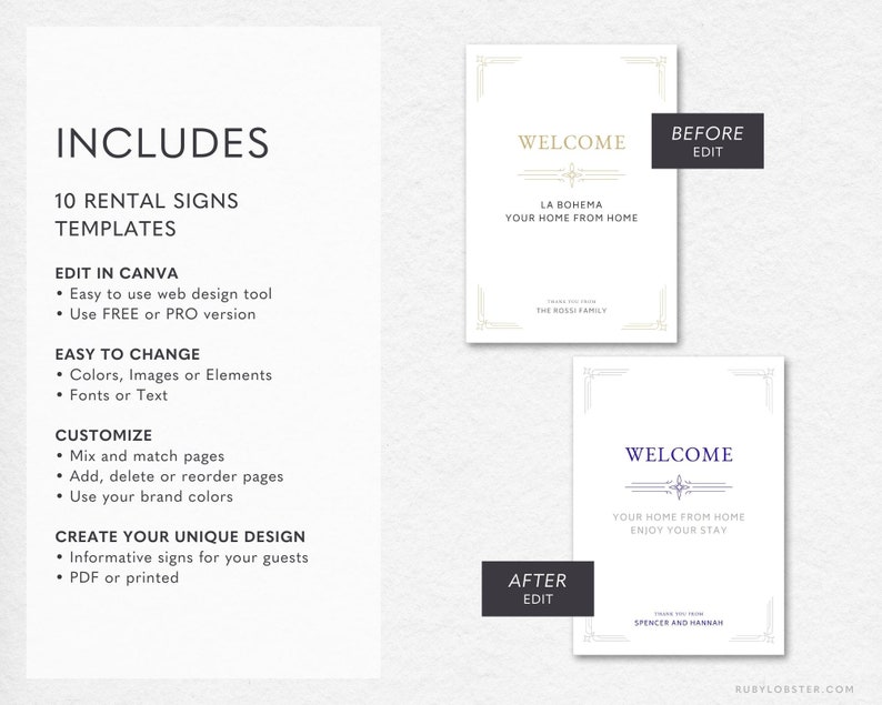 Airbnb Welcome Sign, Vacation Rental Signs, Guest House Rules, Wifi ...