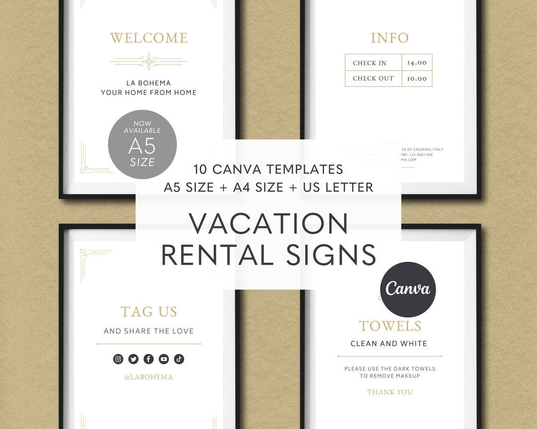 Airbnb Welcome Sign, Vacation Rental Signs, Guest House Rules, Wifi ...