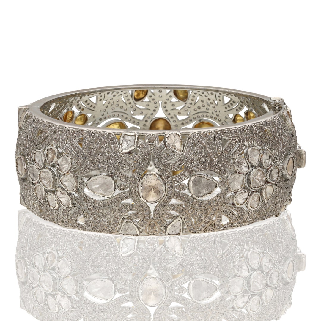 Braccialetto In Argento Sterling 925 Bangle Chancaux Snake Chain - Foto 3