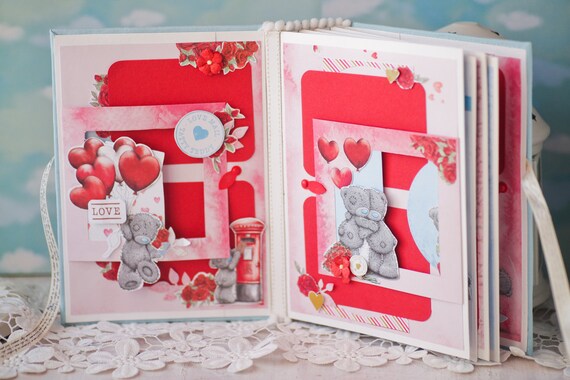 ME TO YOU BEAR TATTY TEDDY 21ST BIRTHDAY RIBBON PHOTO ALBUM GIFT