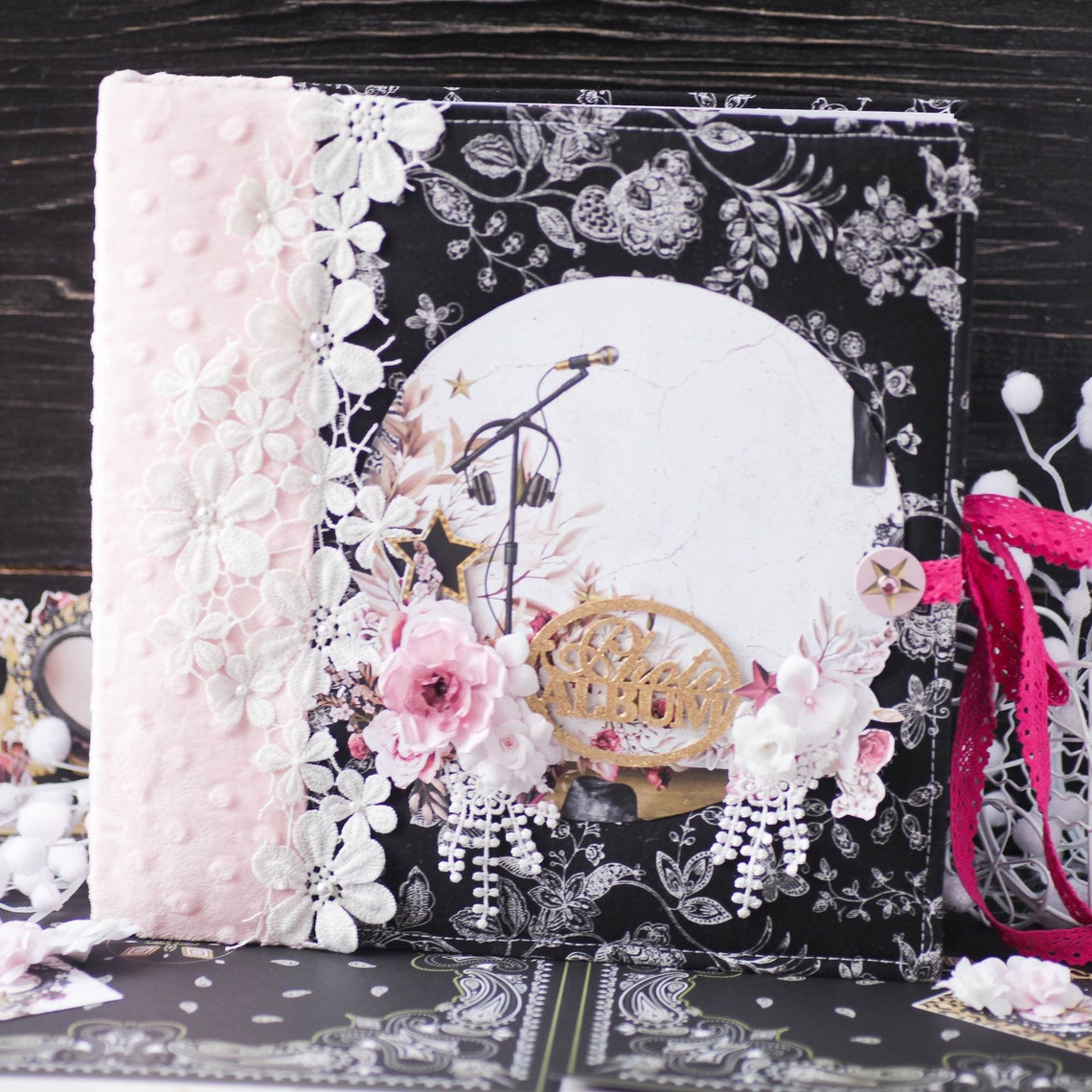 Personalised custom pop up book Glam rock memory album | Etsy