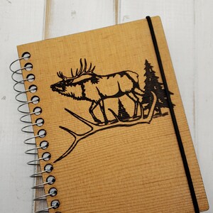 Elk Antler Scene Pocket Journal - Can Be Made Left Handed