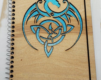 Mythical Dragon Journal 6"x9"- Can Be Made Left Handed