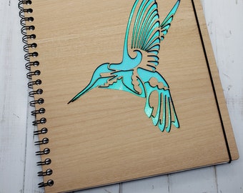 Hummingbird Blank Sketchbook - Can Be Made Left Handed