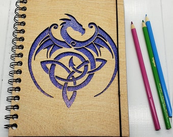 NEW! Dragon Mini Sketchbook - Can Be Made Left Handed