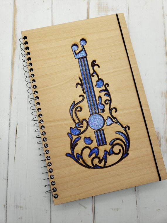 Musical Guitar Journal Can Be Made Left Handed Perfect for Etsy