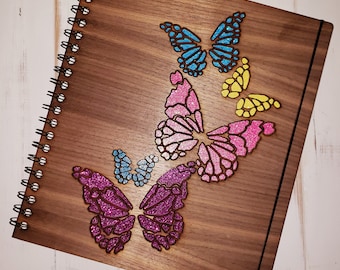 Five Butterfly Sketchbook - Can Be Made Left Handed