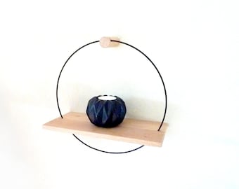 Small decorative shelf / geometric wall display / Home delivery