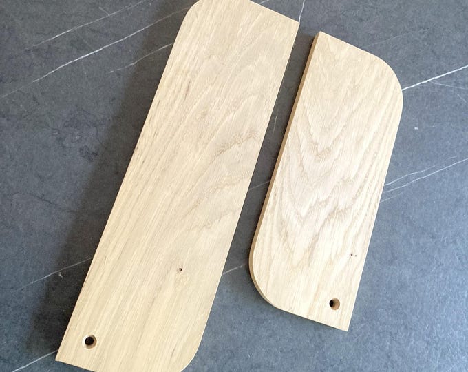 Serving board | Handmade oak wood cutting board in France - gift idea