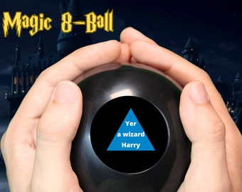 Harry Potter Quotes Magic 8-Ball • 20 Enchanting Lines from the Wizarding World • Perfect Gift for Fans