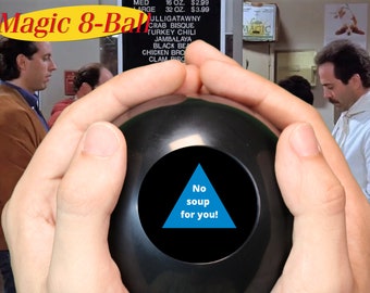 Seinfeld Quotes Magic 8-Ball • 20 Funniest Lines from Jerry, Elaine, George, and Kramer • Perfect Gift for Seinfeld Fans