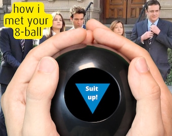 How I Met Your Mother Quotes Magic 8-Ball • 20 Legendary Lines from the Gang • Perfect Gift for HIMYM Fans