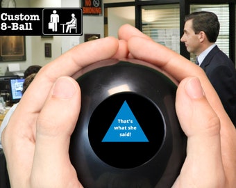 The Office Quotes Magic 8-Ball • Funniest Quotes by Michael, Dwight, Jim, and More • Novelty Gift for The Office Fans
