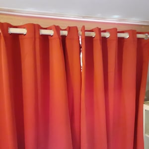 35mm Solid Wood Blackout Curtain Pole Set