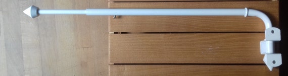 Extendable Window Or Door Swinging White Drapery Arm Etsy