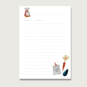 Receptenblok A5 | Formulier Recepten | Schrijf jezelf | Receptenmap | kaarten | Blok | Receptenboek | Receptsjabloon || HART & PAPIER