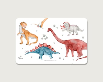Dinosaur Snack Board | Breakfast Board | Board | Melamine | Children | Gift Idea for Boys | Dinosaurs T-Rex || HEART & PAPER