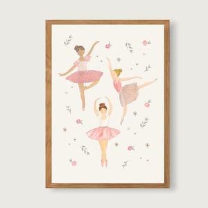 Ballerinabild kinder | Poster