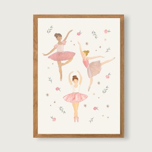 Ballerinabild kinder | Poster